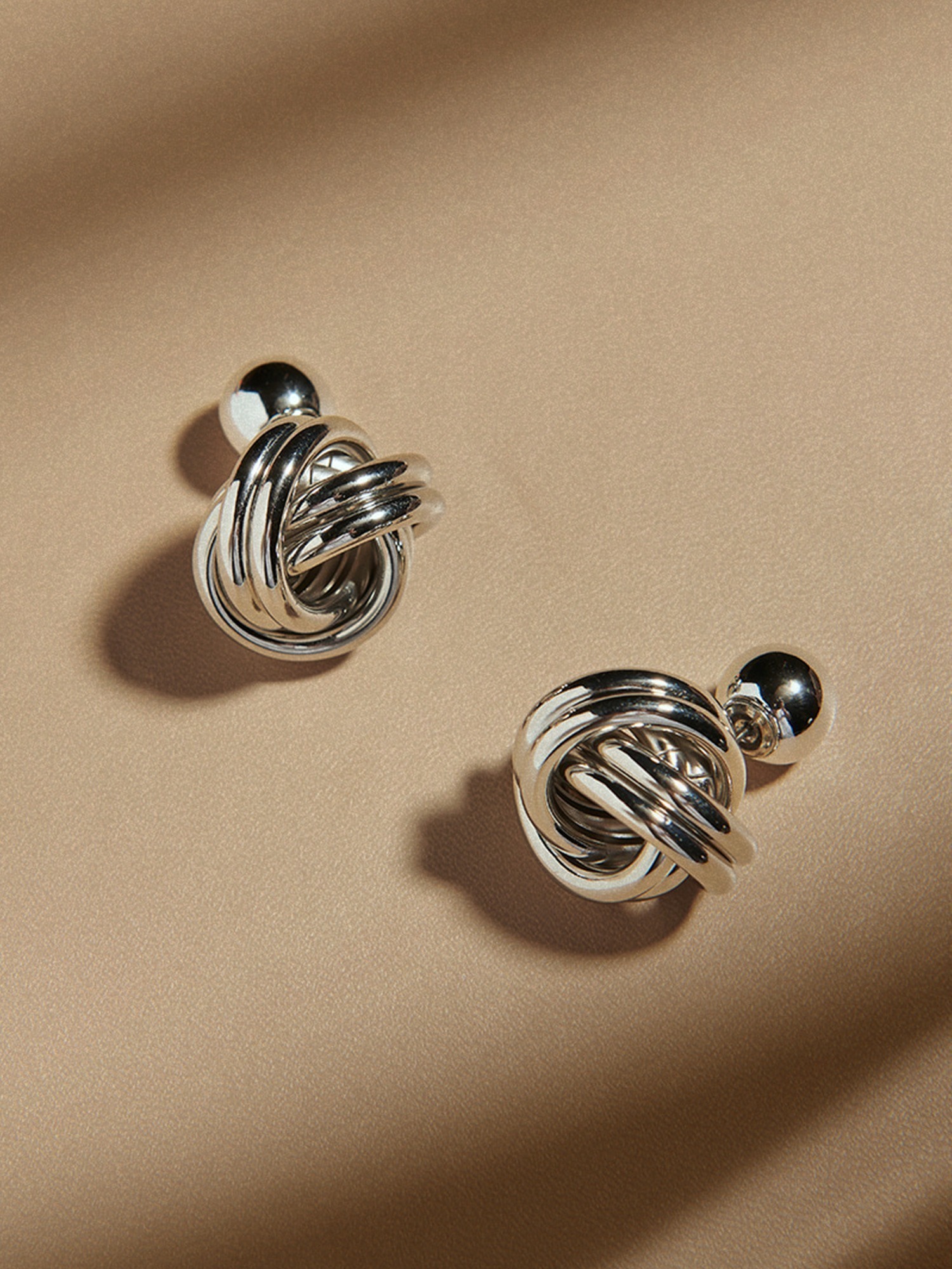 [3차 리오더] 2way bold ball earring-silver