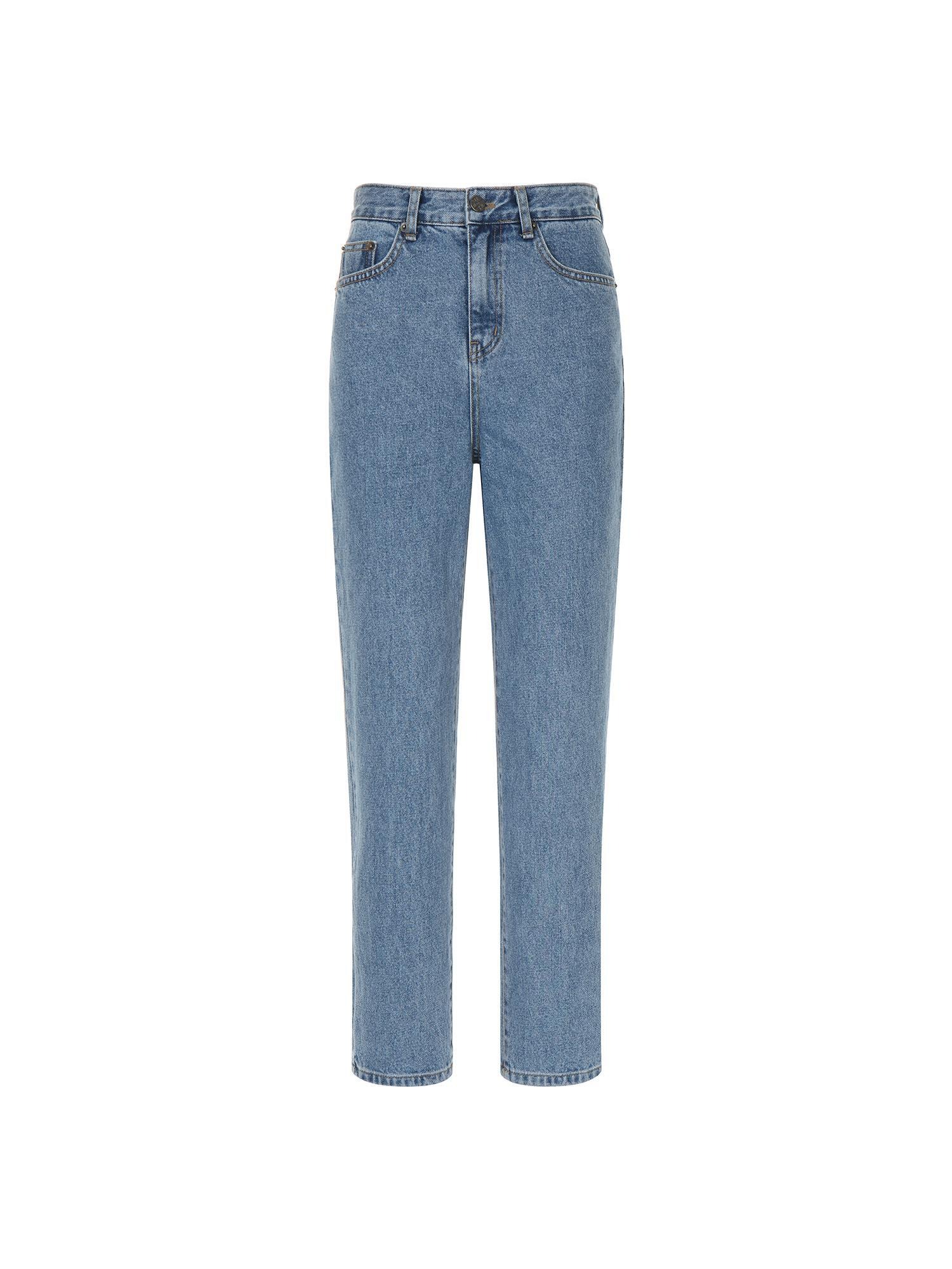 #131063 tapered denim jeans-lbl